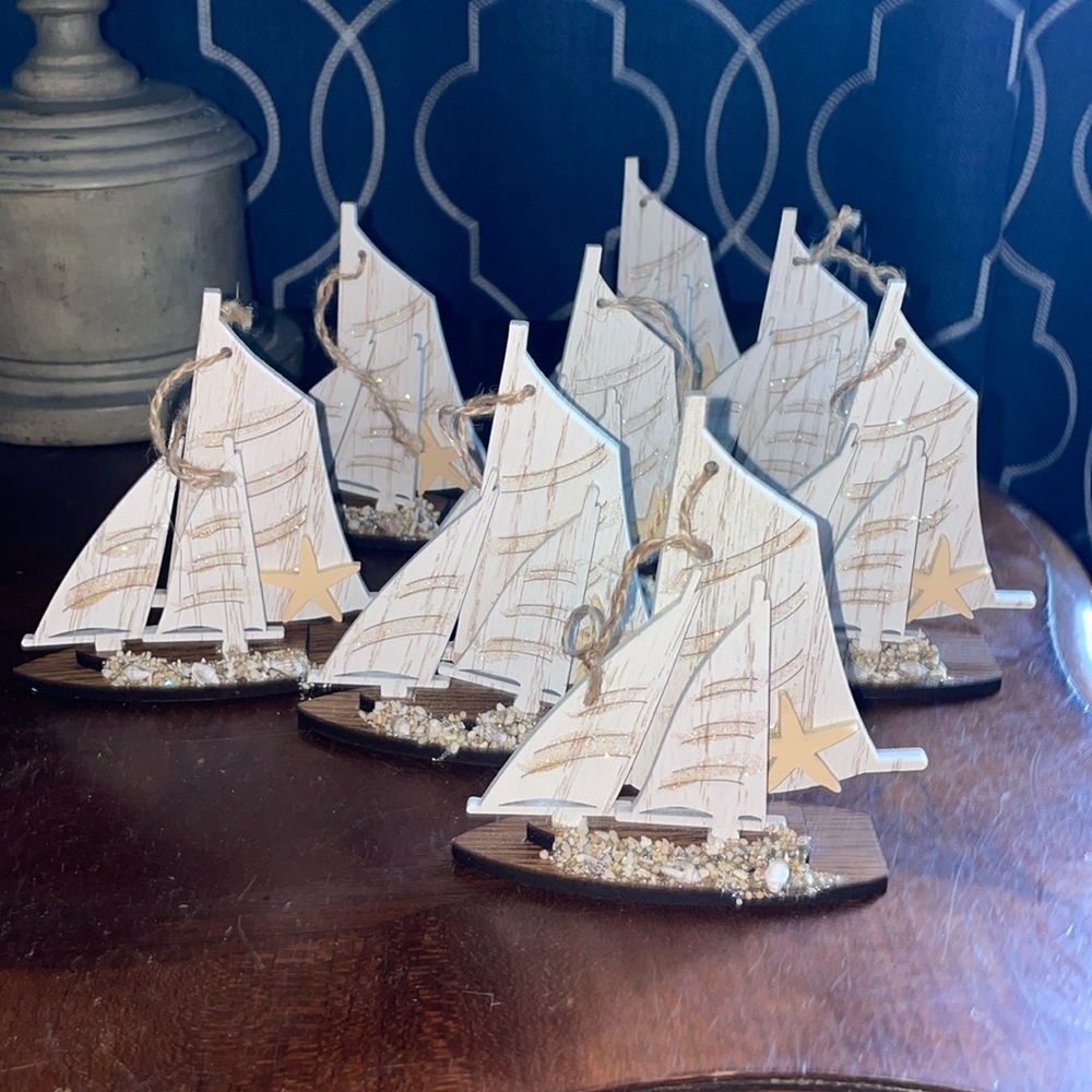 Sailboat Christmas Ornaments